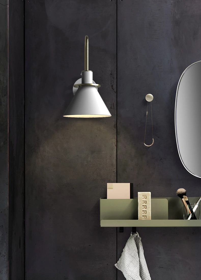 modern minimalist fali lámpa fürdő