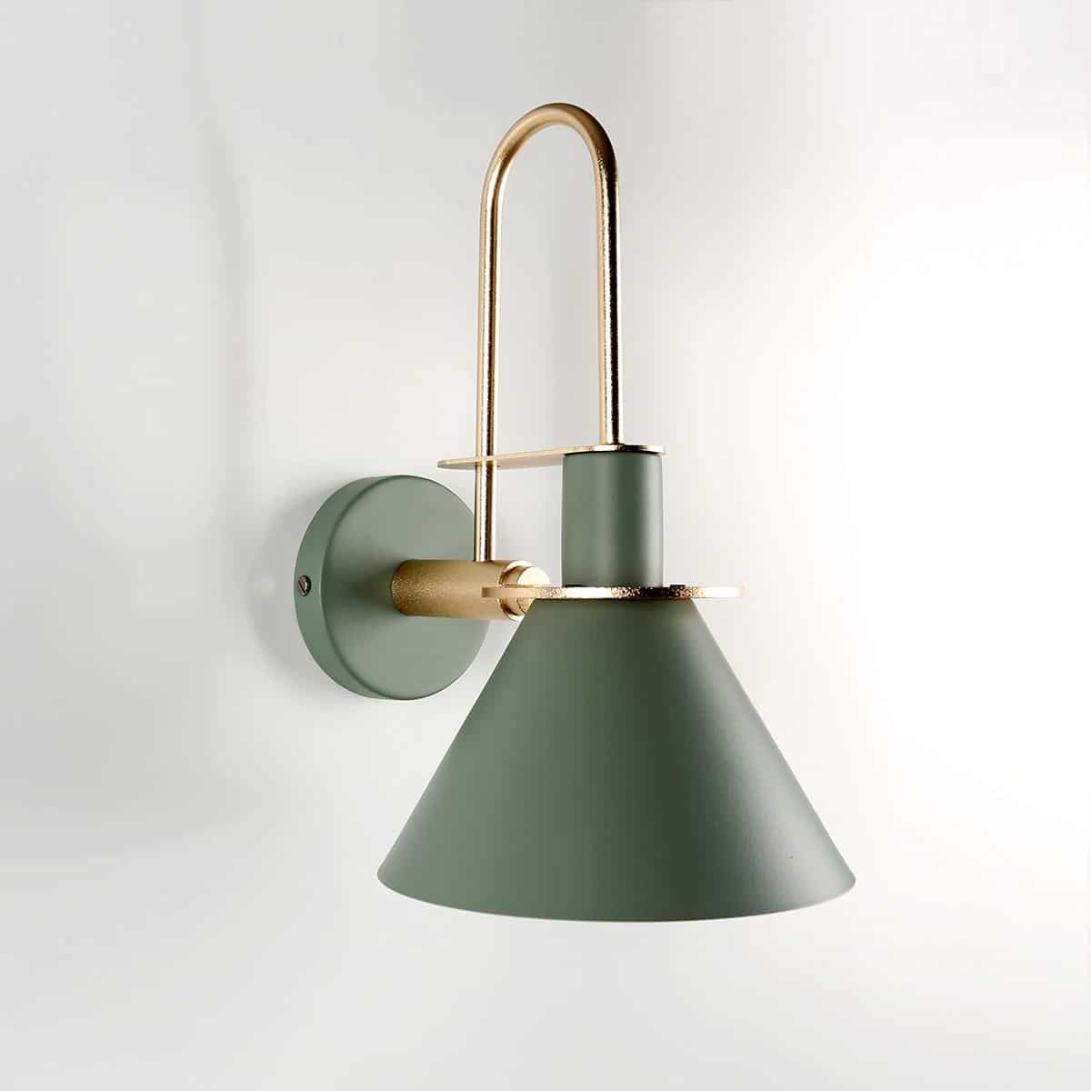 modern minimalist fali lámpa oliva zöld 04