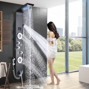 AquaSpa Lux ledes hidromasszázs zuhanypanel