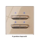 4 gombos kapcsoló