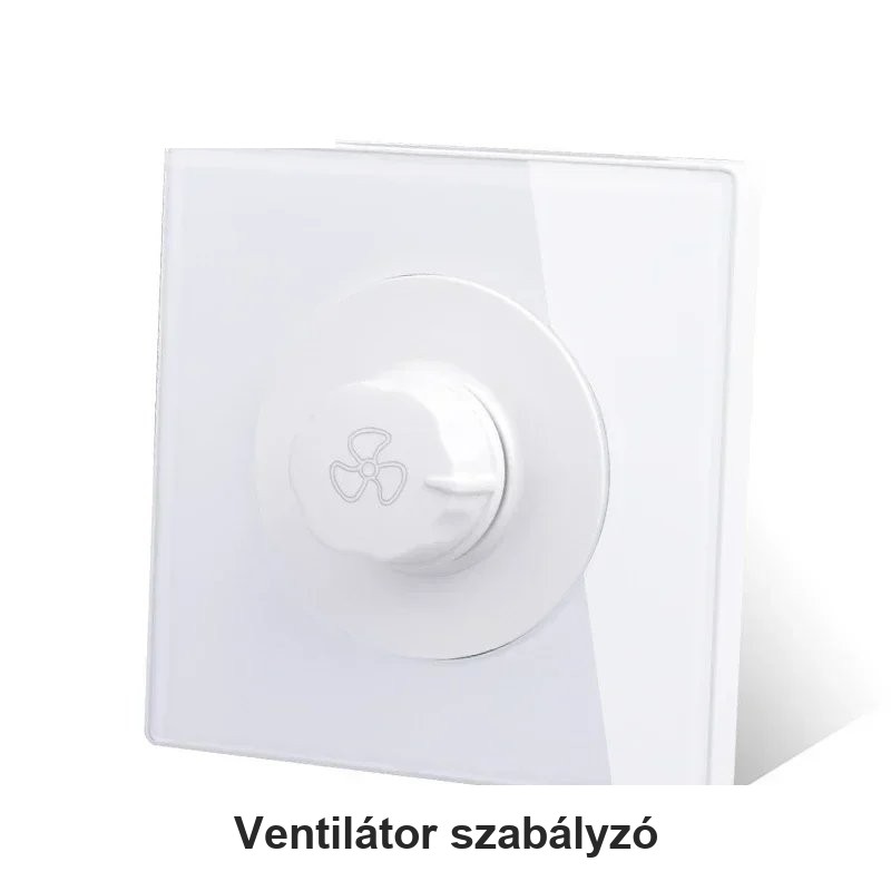 Onyxa fehér kristályüveg fali kapcsoló és konnektor - Image 17