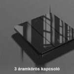 3 áramkörös kapcsoló