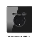 EU konnektor + USB A+C