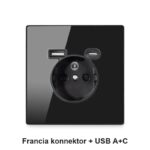 Francia konnektor + USB A+C