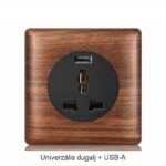 Univerzális dugalj + USB-A